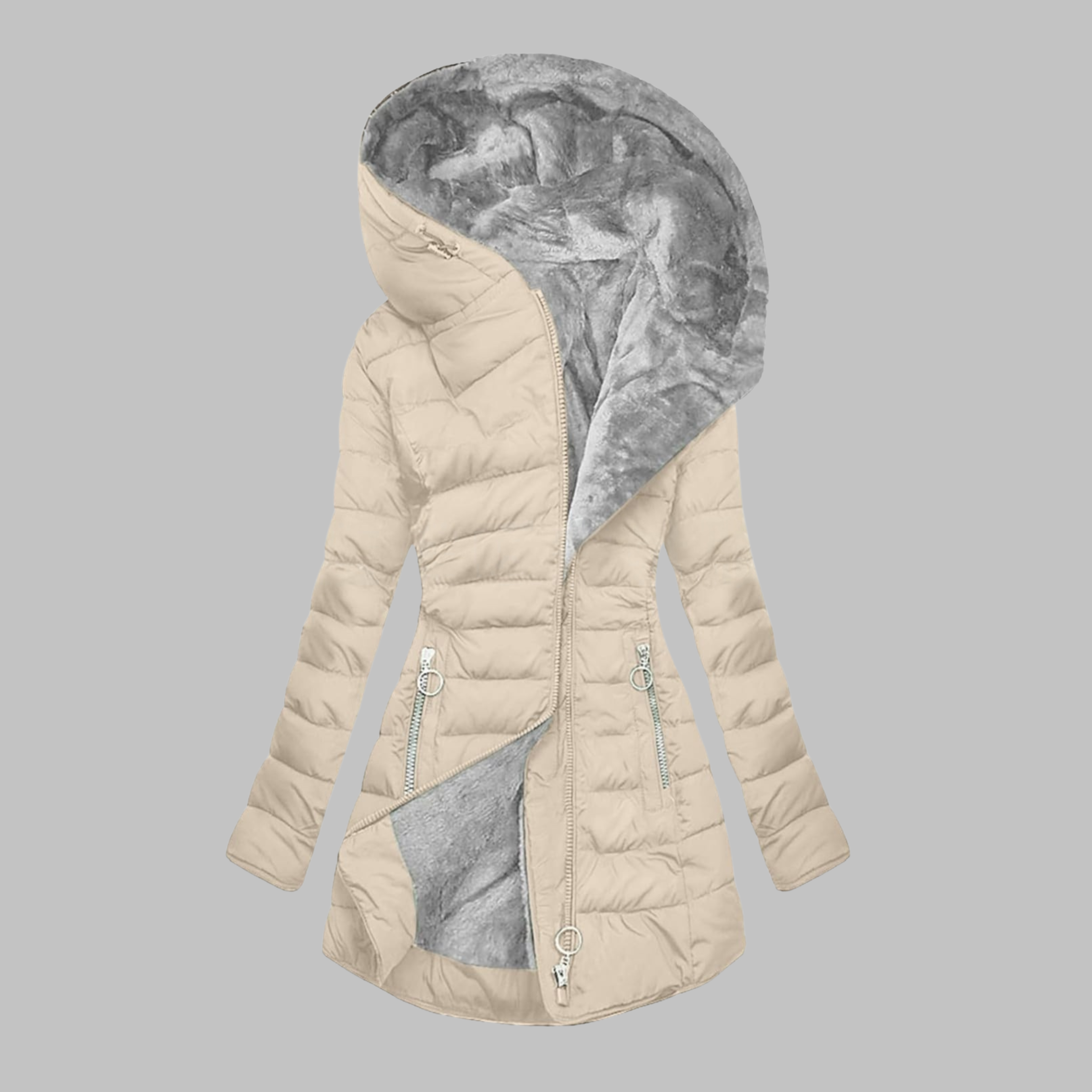 YENGE™ - Veste à capuche décontractée slim fit à manches longues