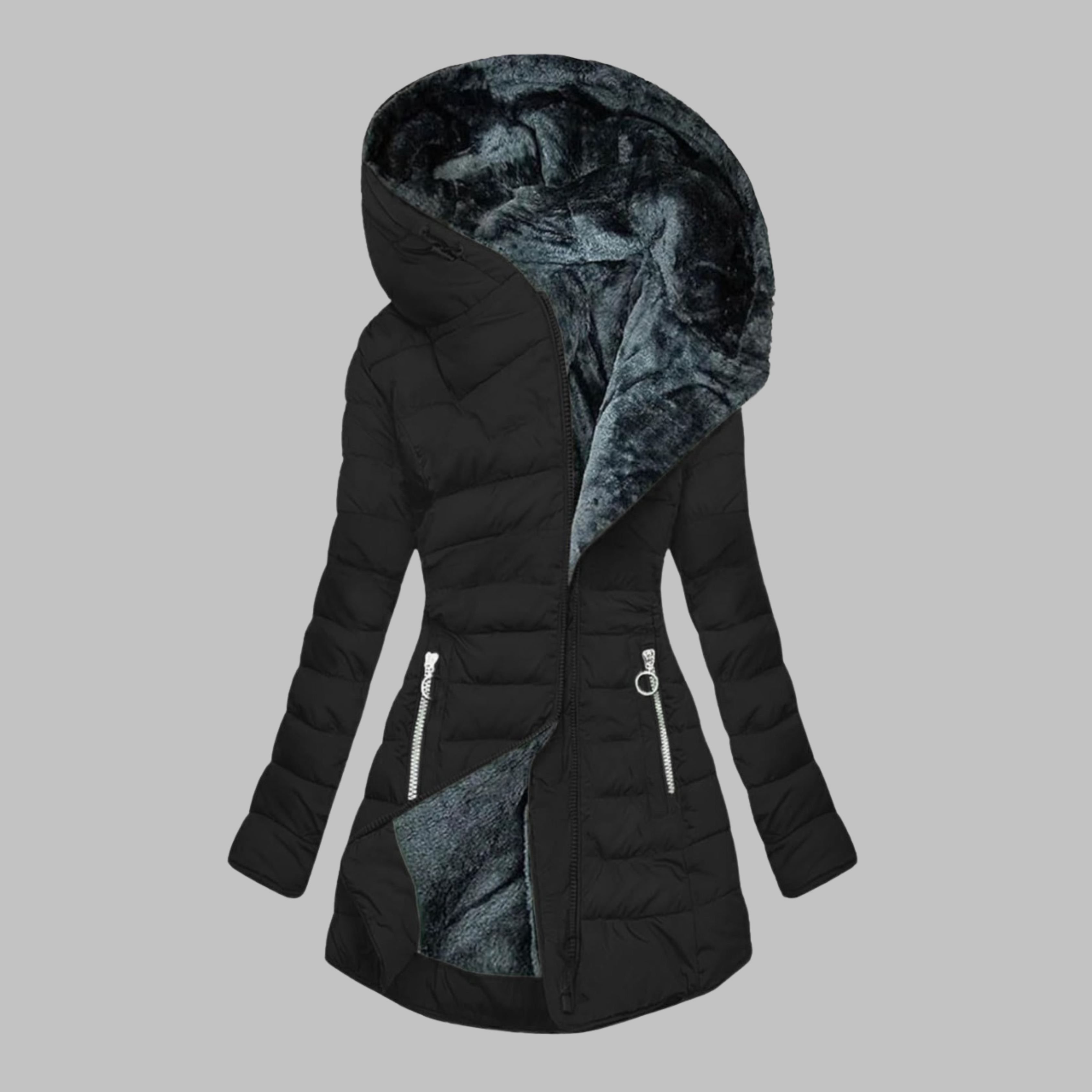 YENGE™ - Veste à capuche décontractée slim fit à manches longues