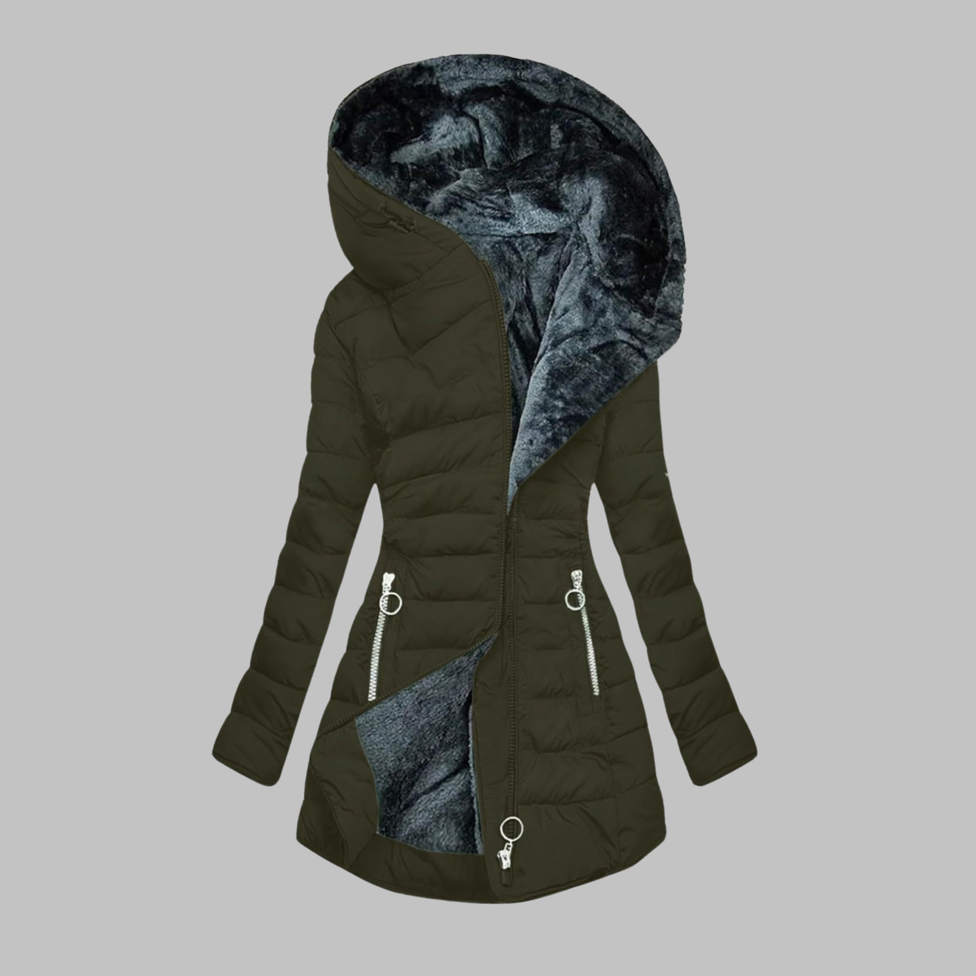 YENGE™ - Veste à capuche décontractée slim fit à manches longues