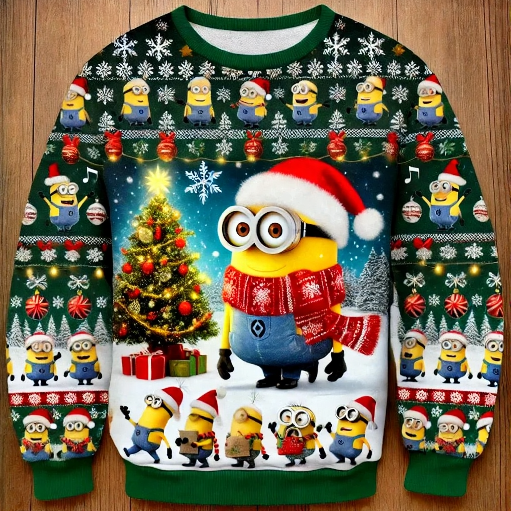 Pull de Noël Minion