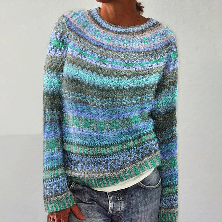 HARPER™ - Pull Fair Isle Vibrant