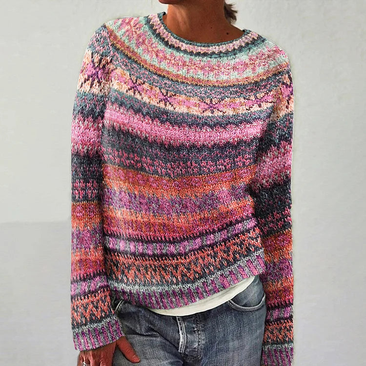 HARPER™ - Pull Fair Isle Vibrant