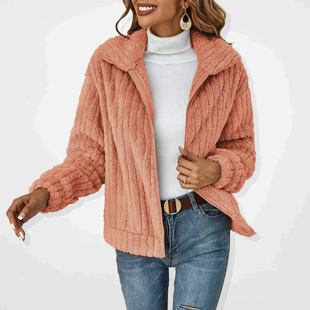 GENEVIEVE™ - Veste Sherpa Élégante