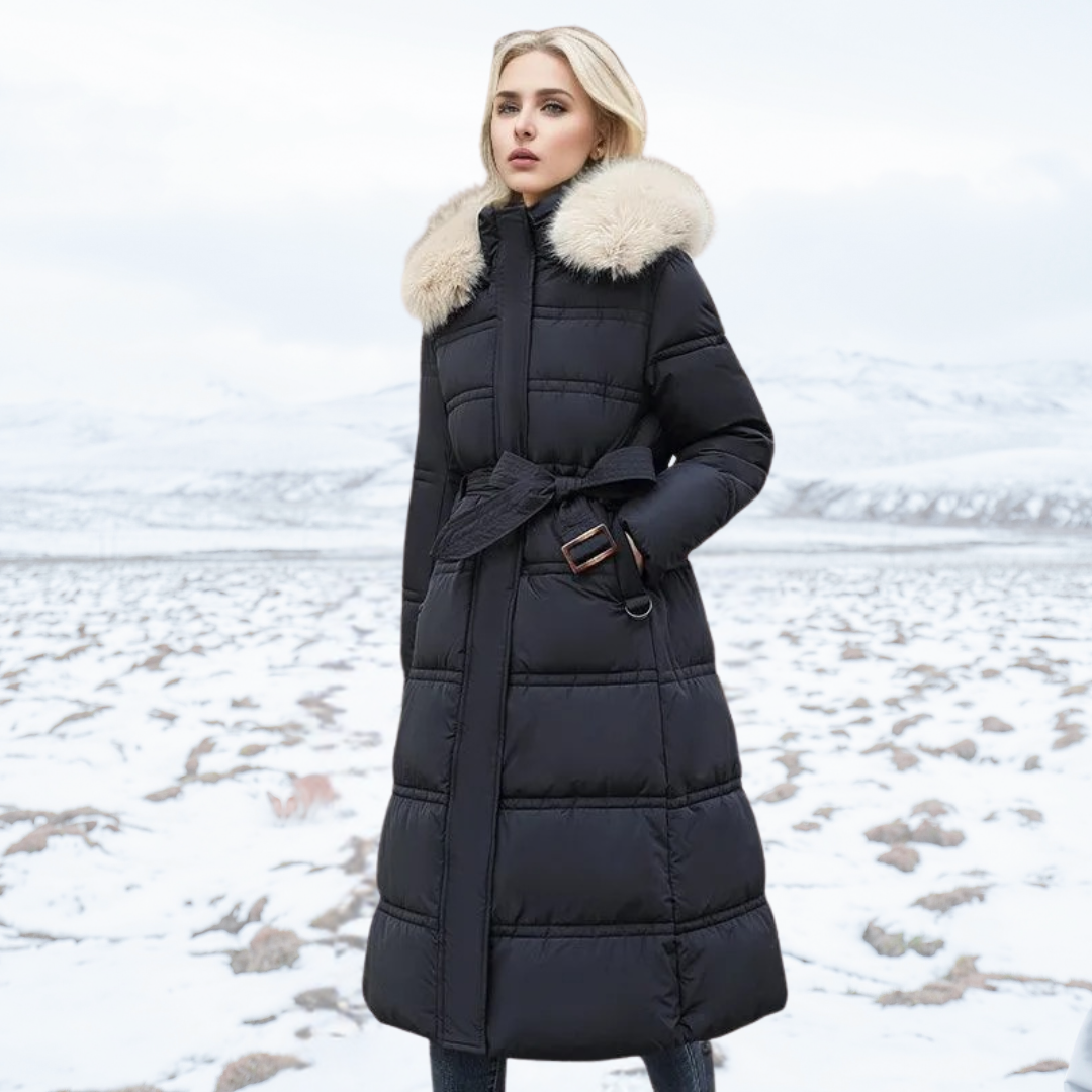 LUCIA™ | Parka d'Hiver Designer avec Capuche en Fourrure