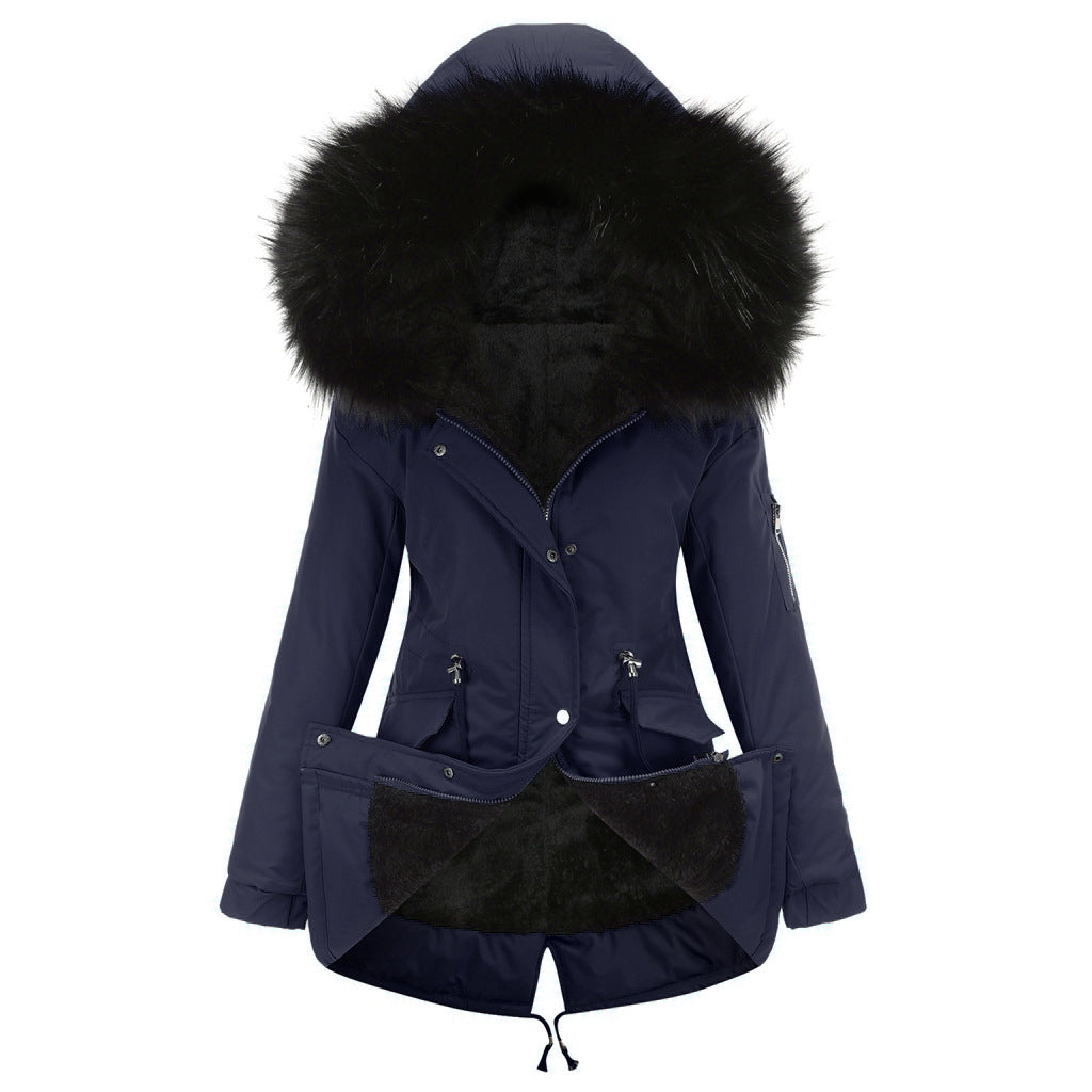 MARINA™ | Parka en Velours Chaud avec Finitions