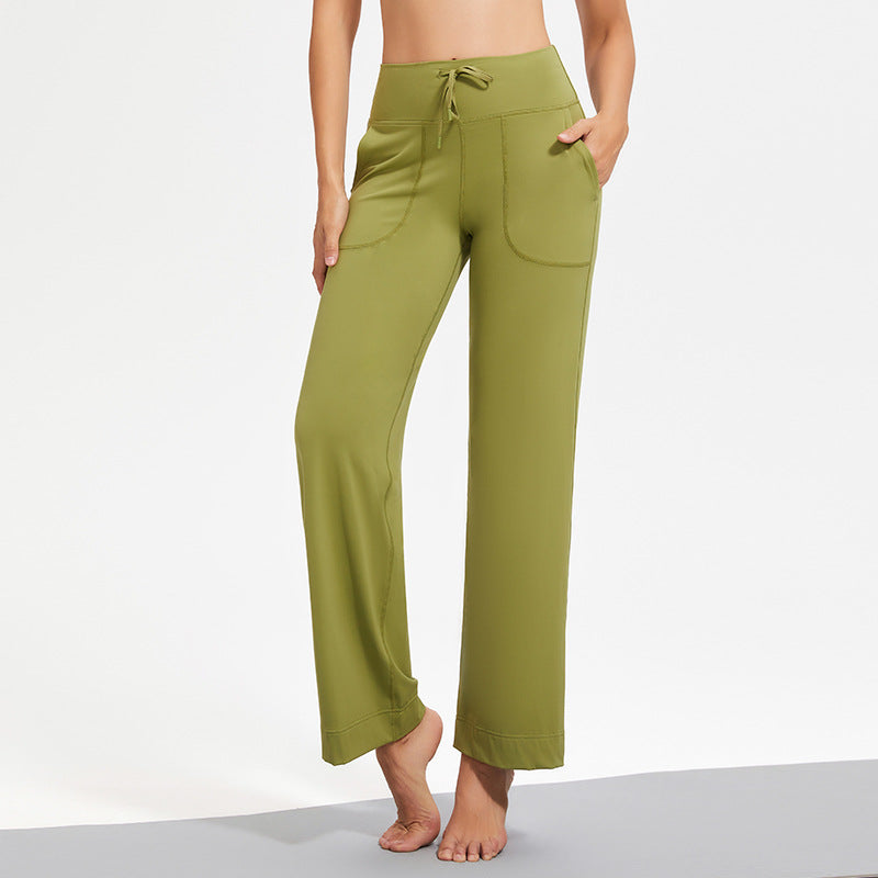 BETHANY™ - Pantalon Large Taille Haute