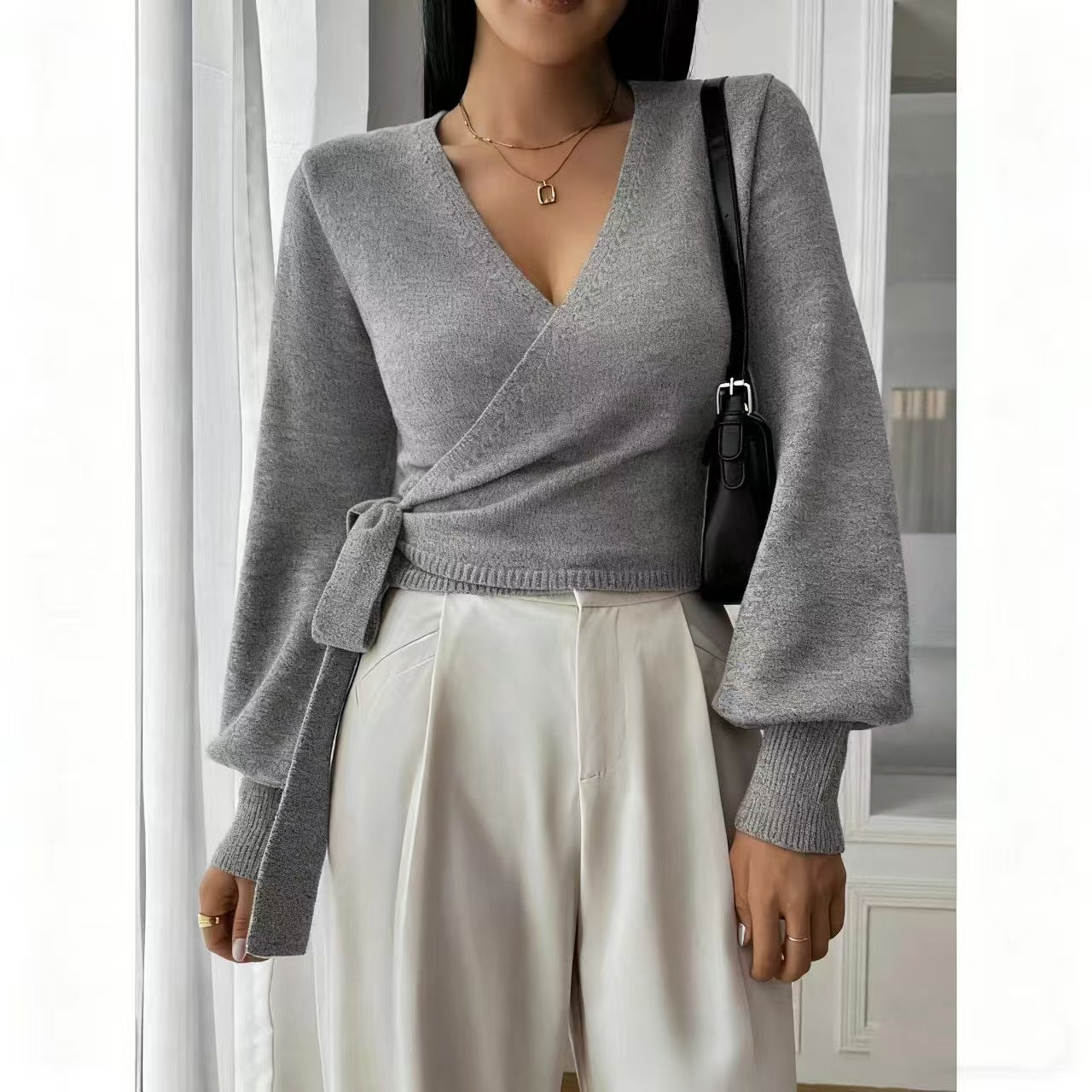 Camille™ | Haut Élégance SoftKnit Wrap