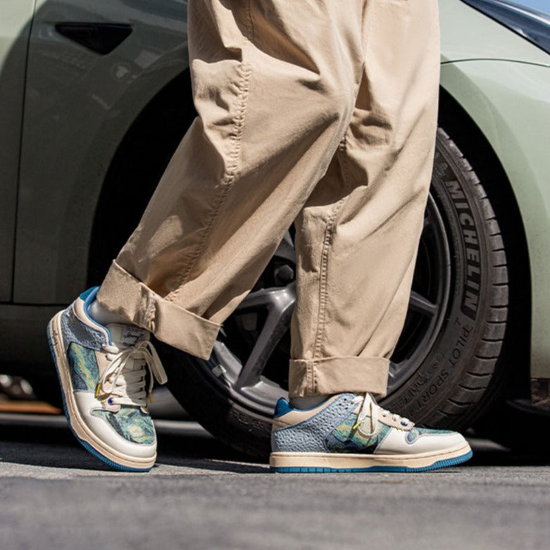 VAN GOGH™ | Baskets Inspirées de La Nuit Étoilée