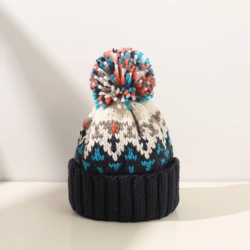 TAMARA™– Bonnet Pompon Flocon de Neige Douillet
