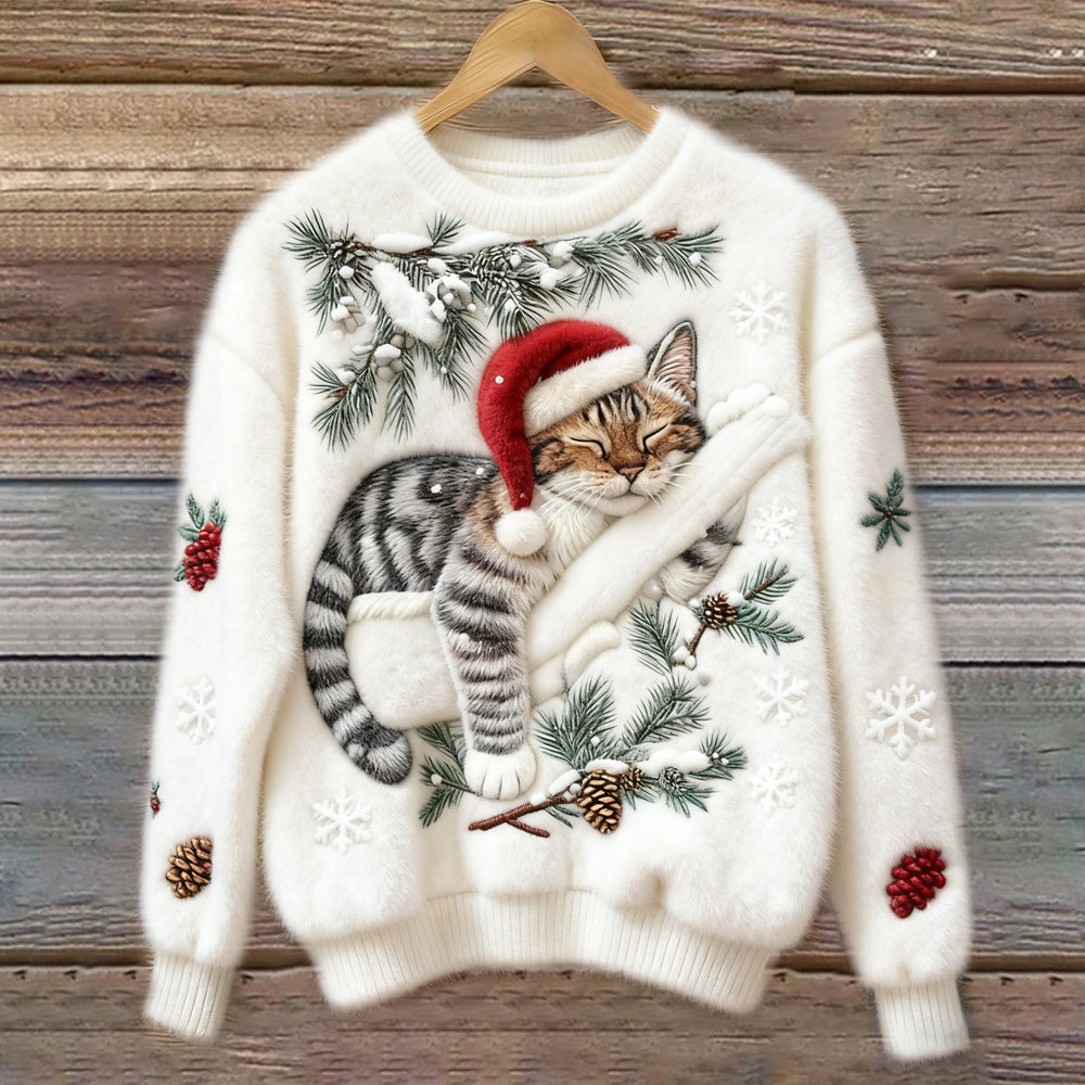 Fanny™ | Pull de Noël pour chat