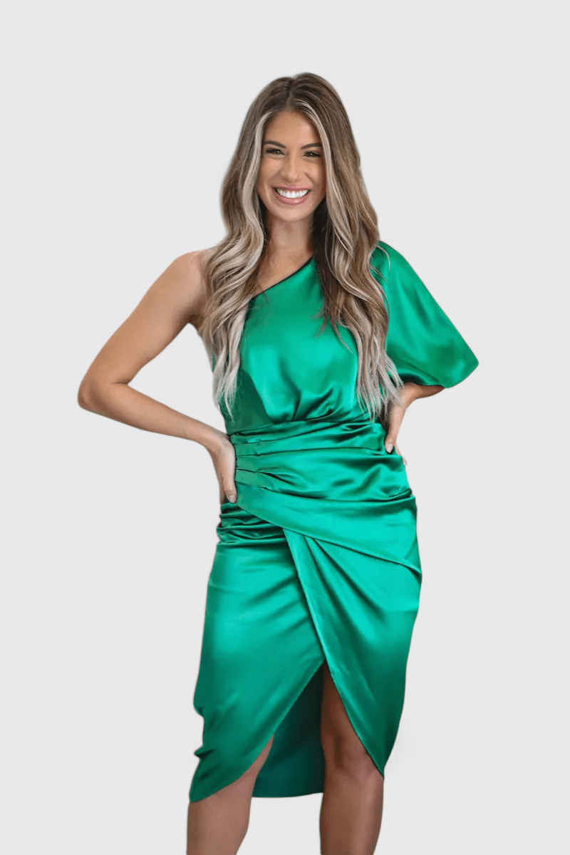 Anais | Robe en Satin Élégante et Soyeuse