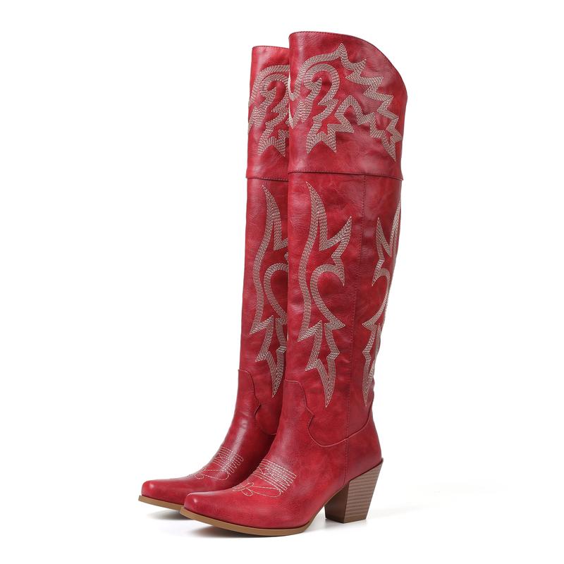 CHEYENNE™ – Bottes de cowboy classiques au-dessus du genou