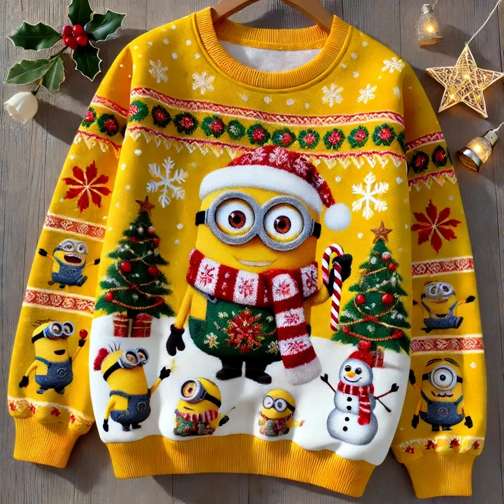Pull de Noël Minion