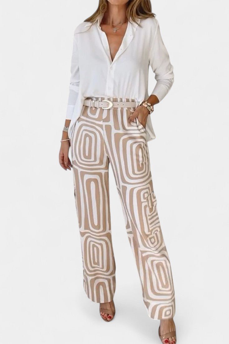 Calla | Ensemble à manches longues en deux pièces