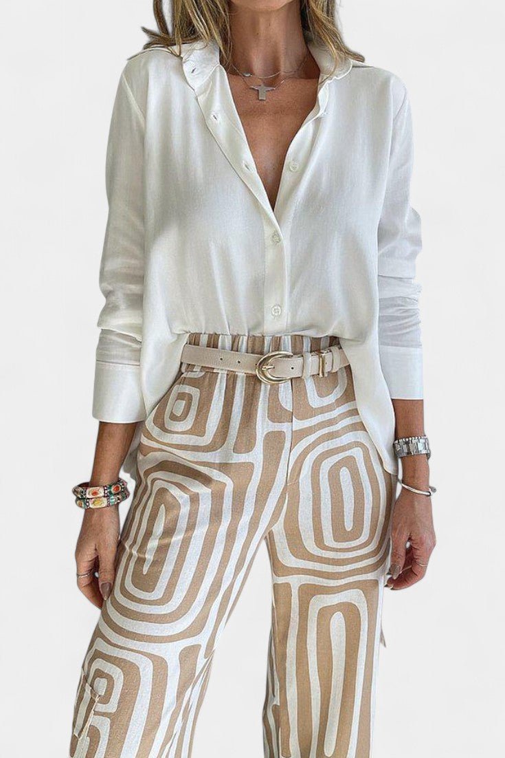 Calla | Ensemble à manches longues en deux pièces