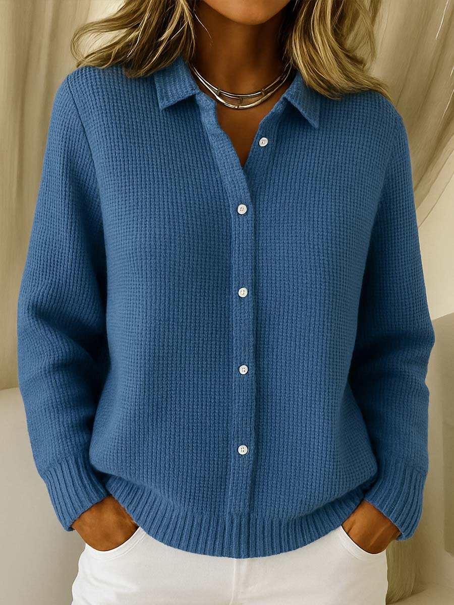 Maeve | Cardigan Classique en Maille avec Boutons