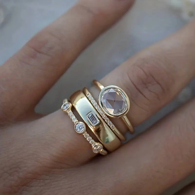 Bague Vintage en Or et Zircon