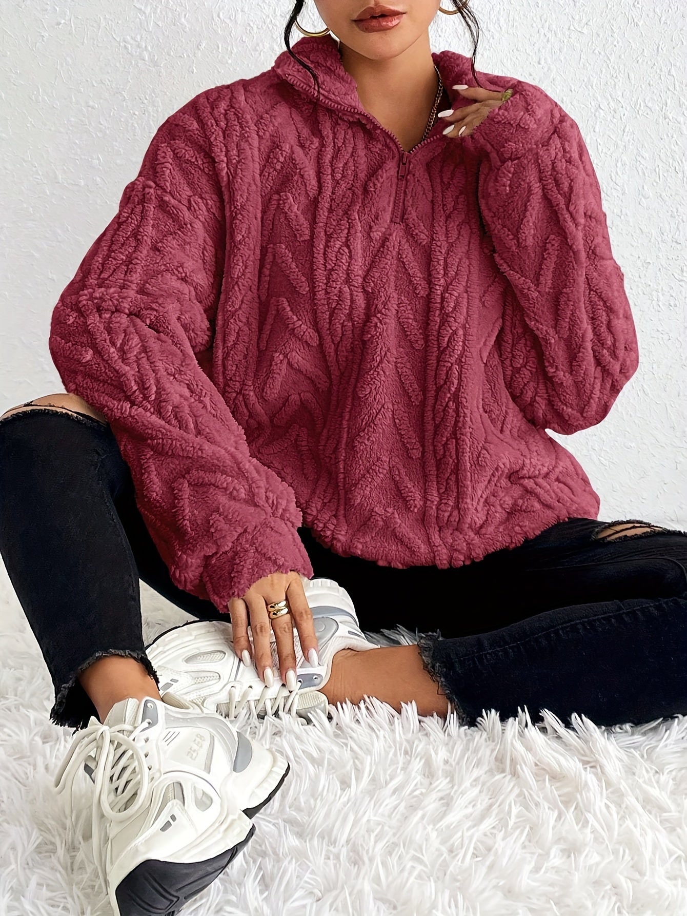 CLARE™ - Pull en Tricot Chaud