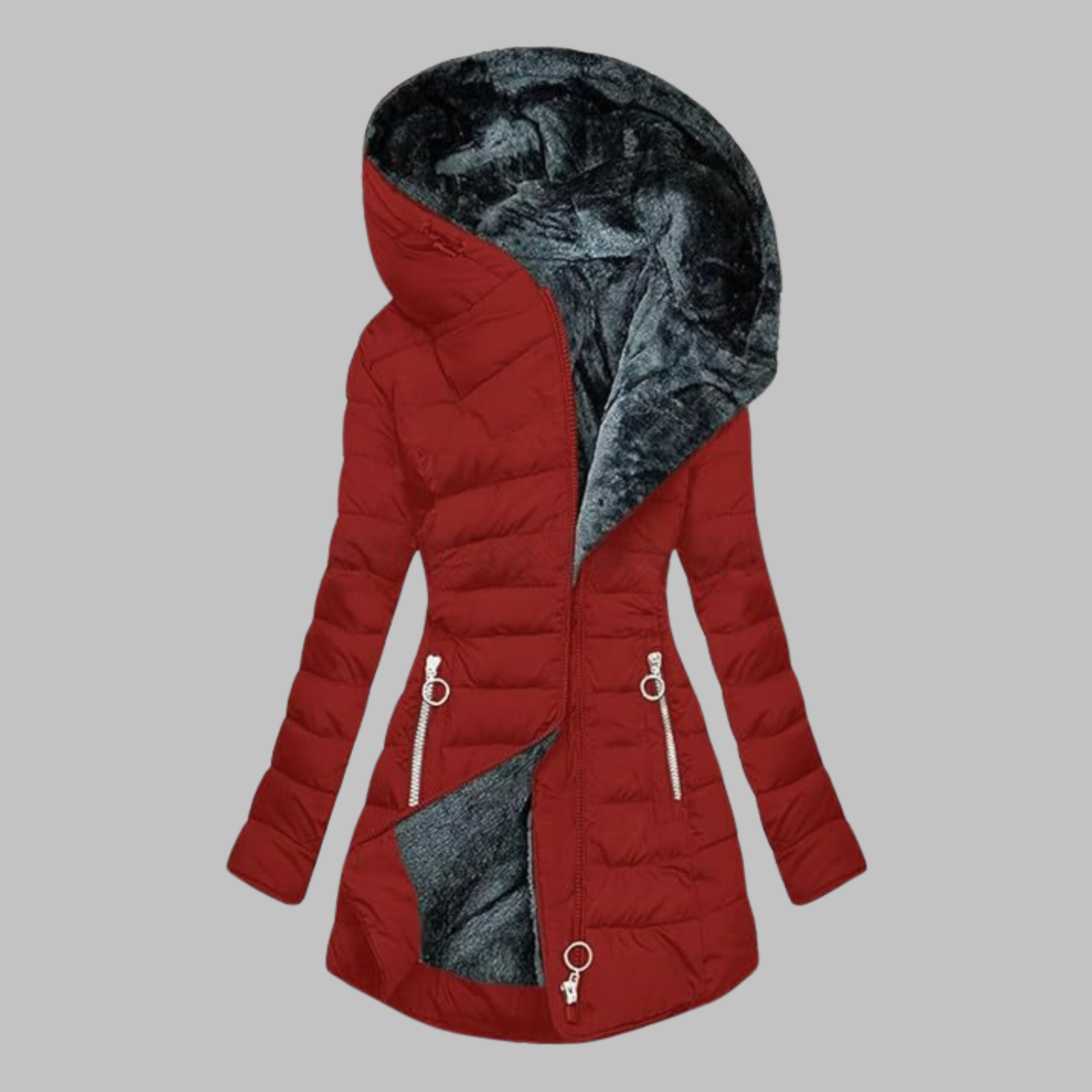 YENGE™ - Veste à capuche décontractée slim fit à manches longues