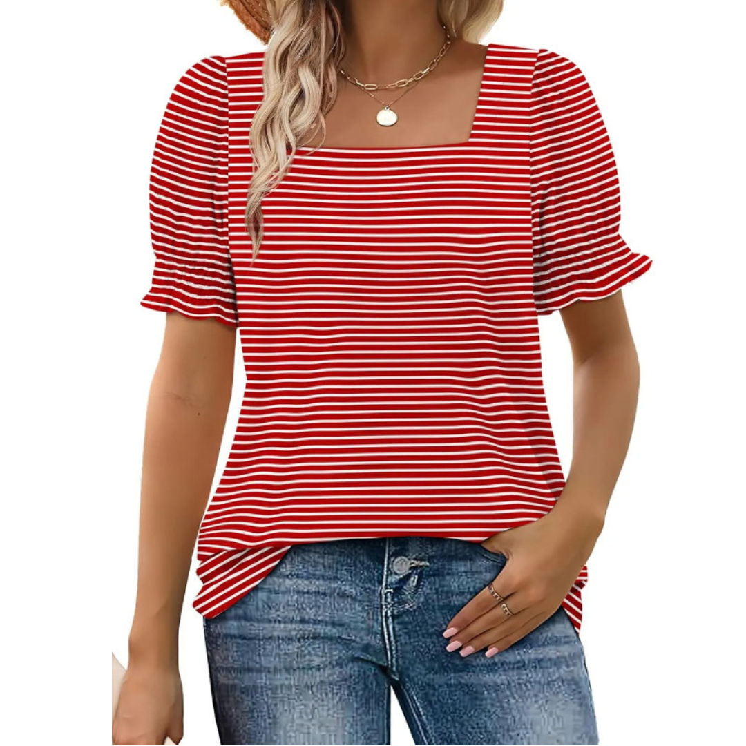 JOSEPHINE™ - Essentiel d'été léger à manches volantes