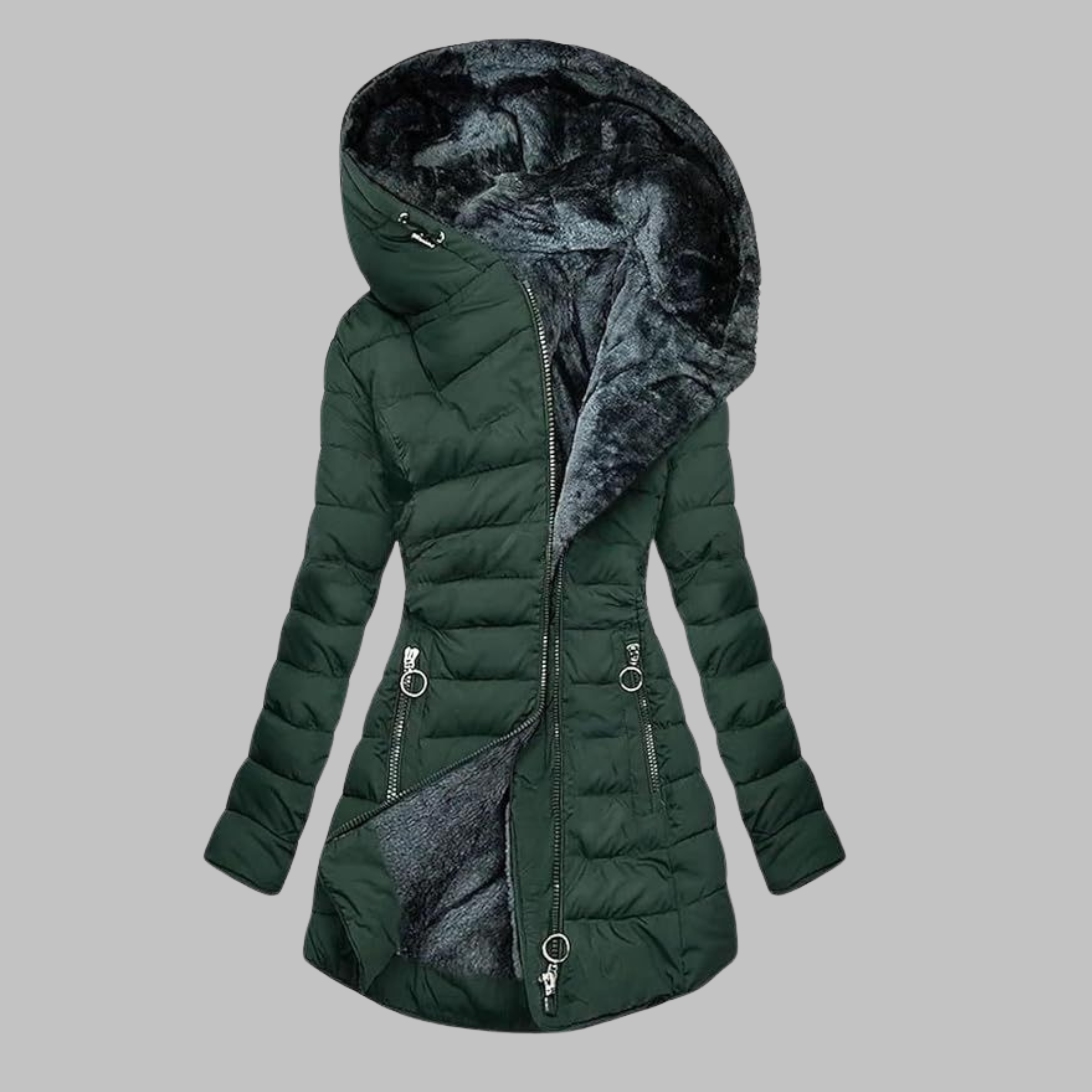 YENGE™ - Veste à capuche décontractée slim fit à manches longues