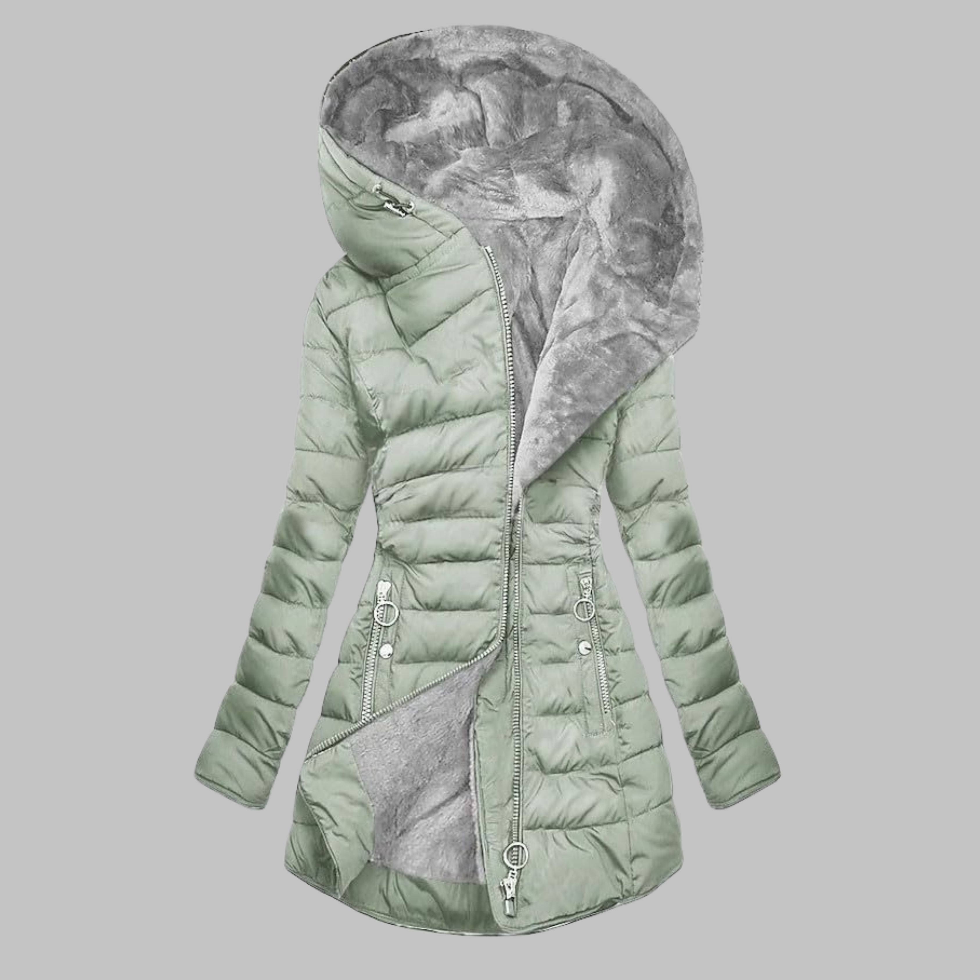 YENGE™ - Veste à capuche décontractée slim fit à manches longues