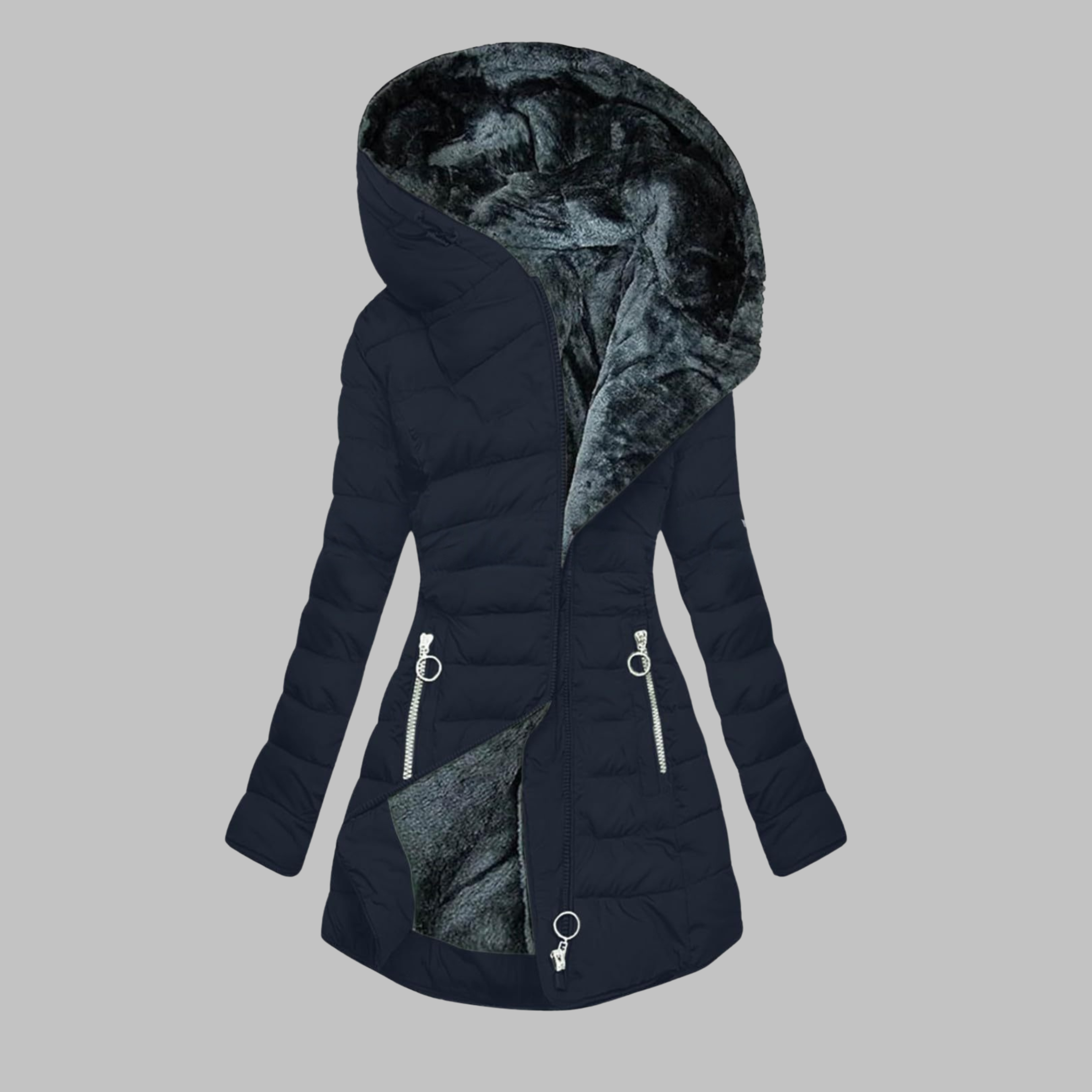 YENGE™ - Veste à capuche décontractée slim fit à manches longues