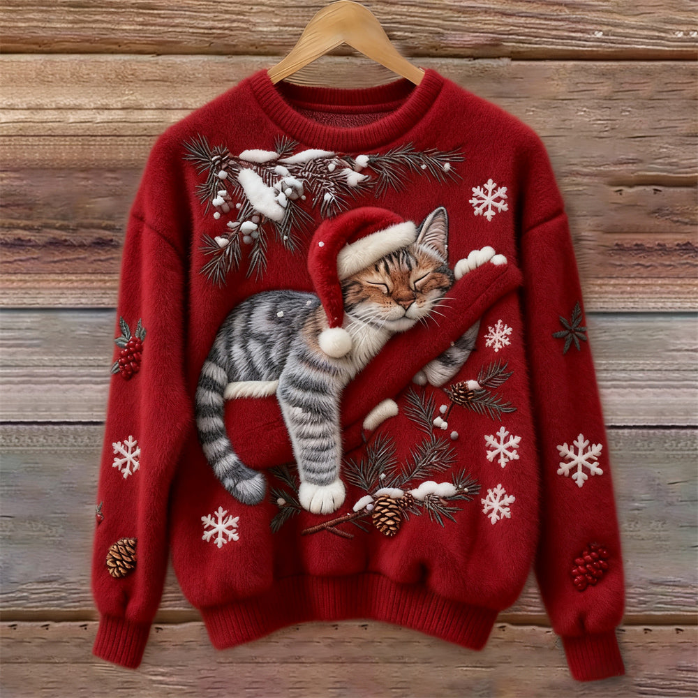 Fanny™ | Pull de Noël pour chat