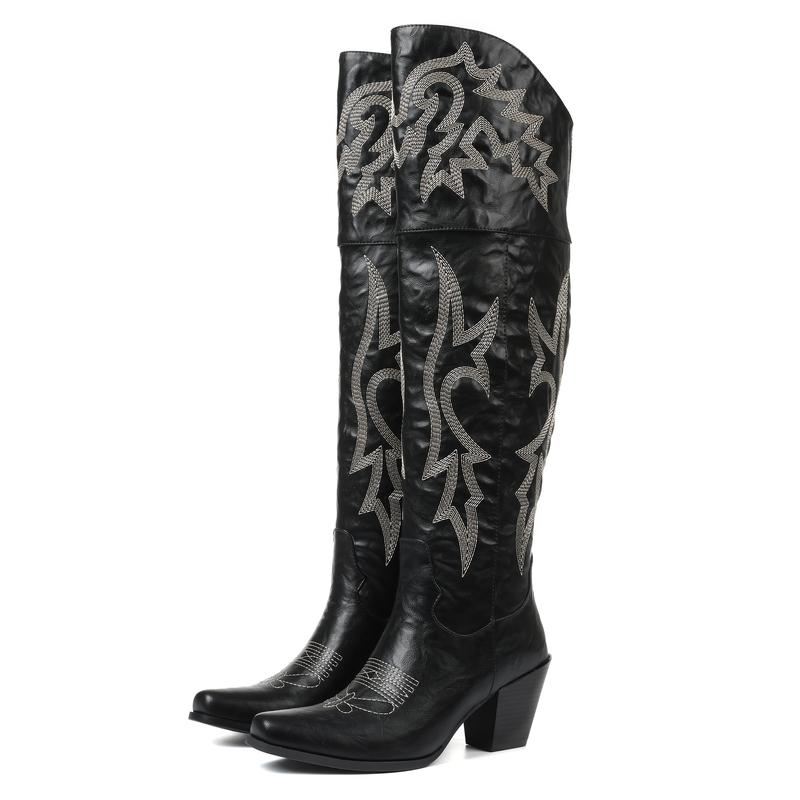 CHEYENNE™ – Bottes de cowboy classiques au-dessus du genou