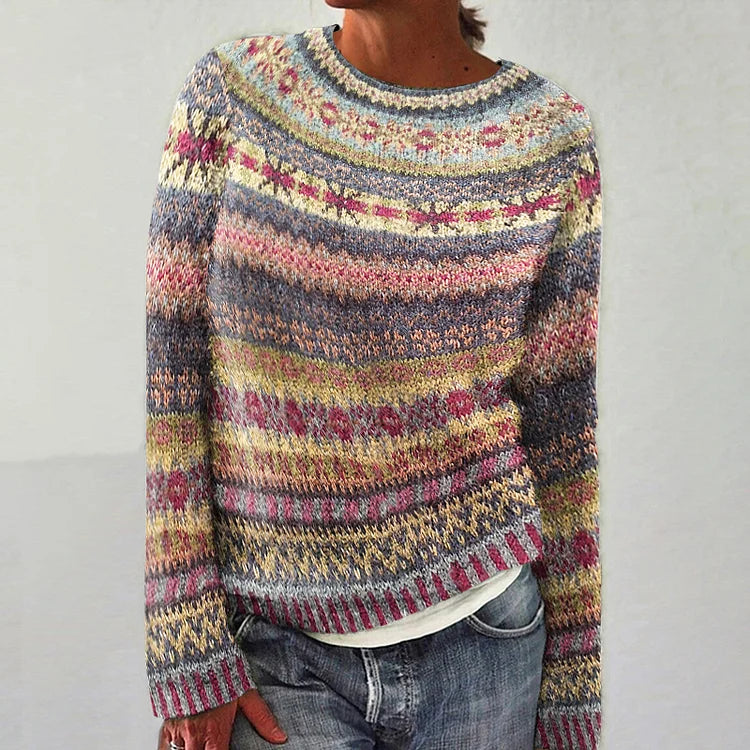 HARPER™ - Pull Fair Isle Vibrant