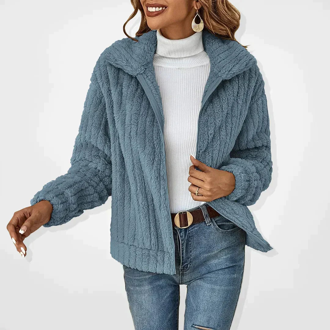 GENEVIEVE™ - Veste Sherpa Élégante