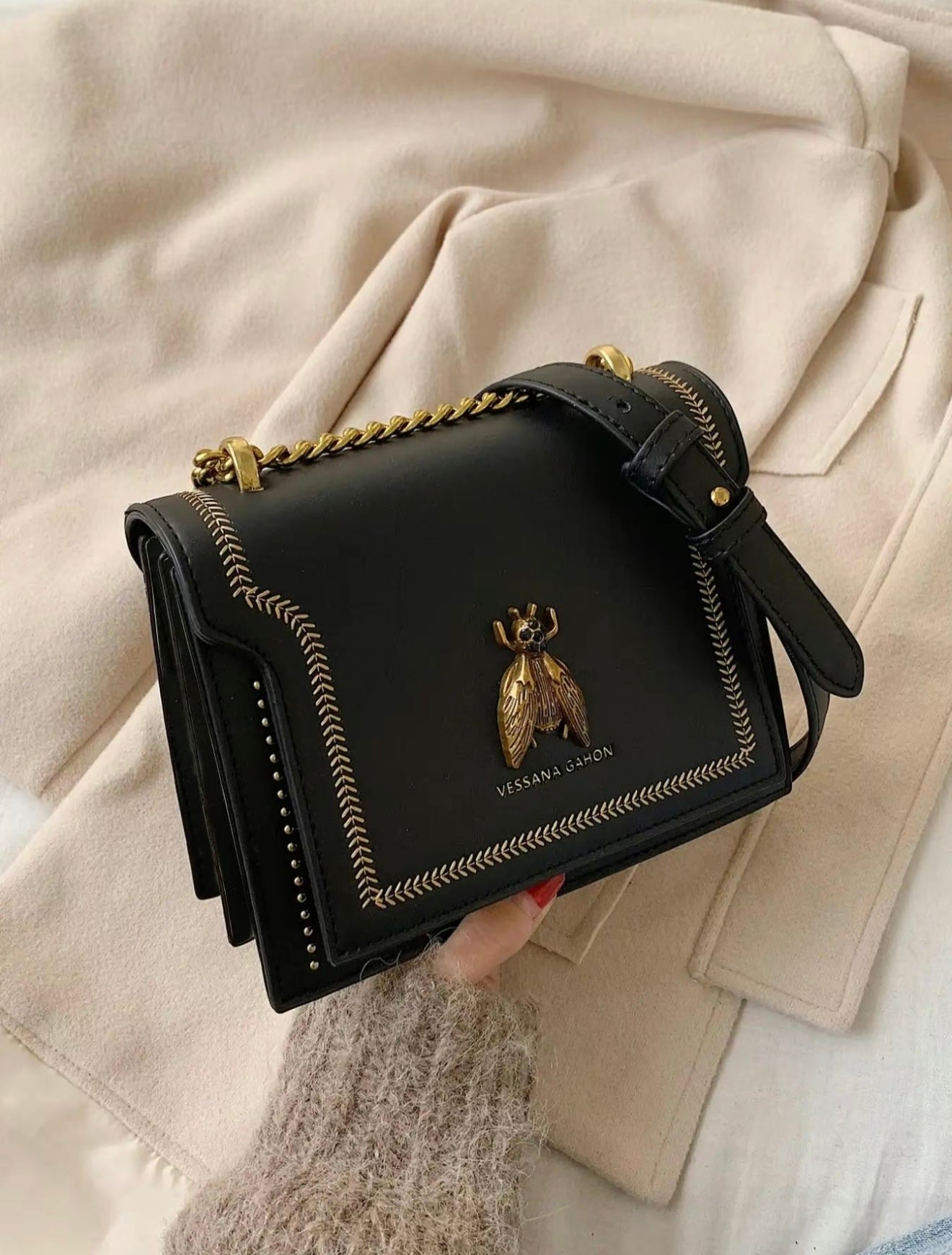 SIMONE™ - Sac Chaîne de Luxe Intemporel