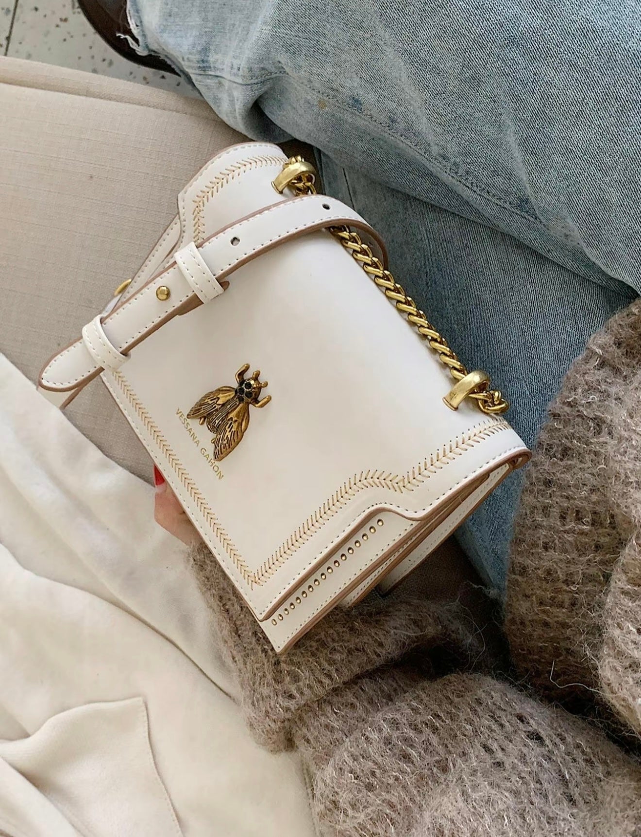 SIMONE™ - Sac Chaîne de Luxe Intemporel