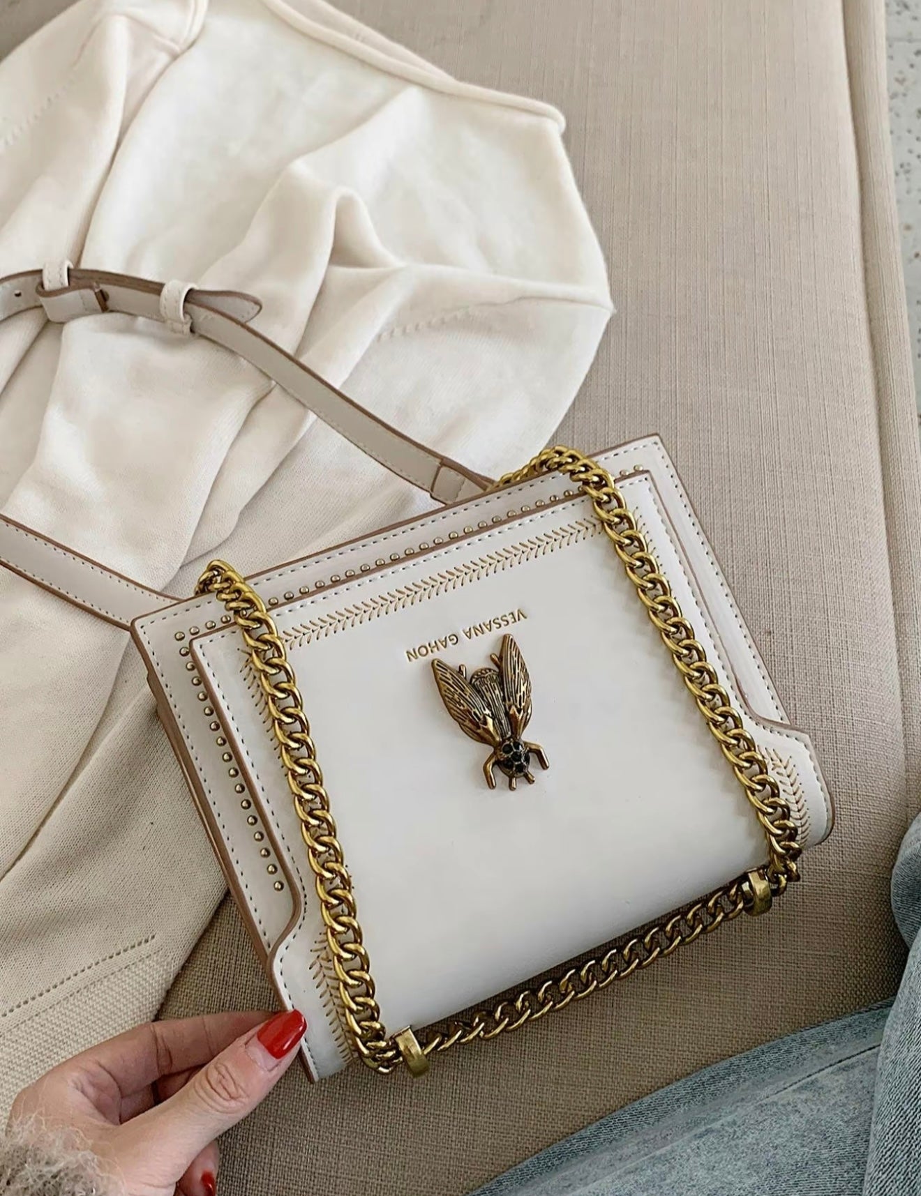 SIMONE™ - Sac Chaîne de Luxe Intemporel