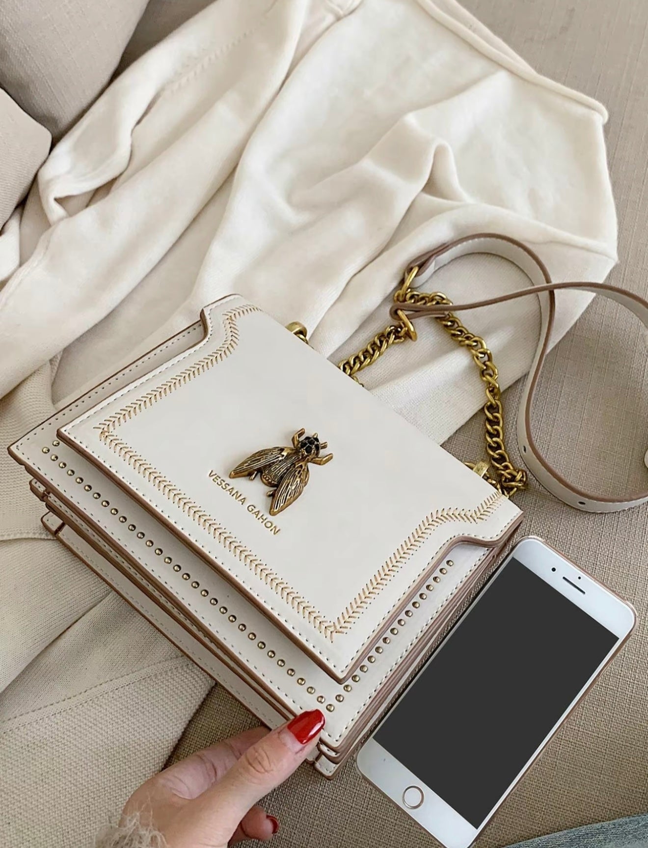 SIMONE™ - Sac Chaîne de Luxe Intemporel