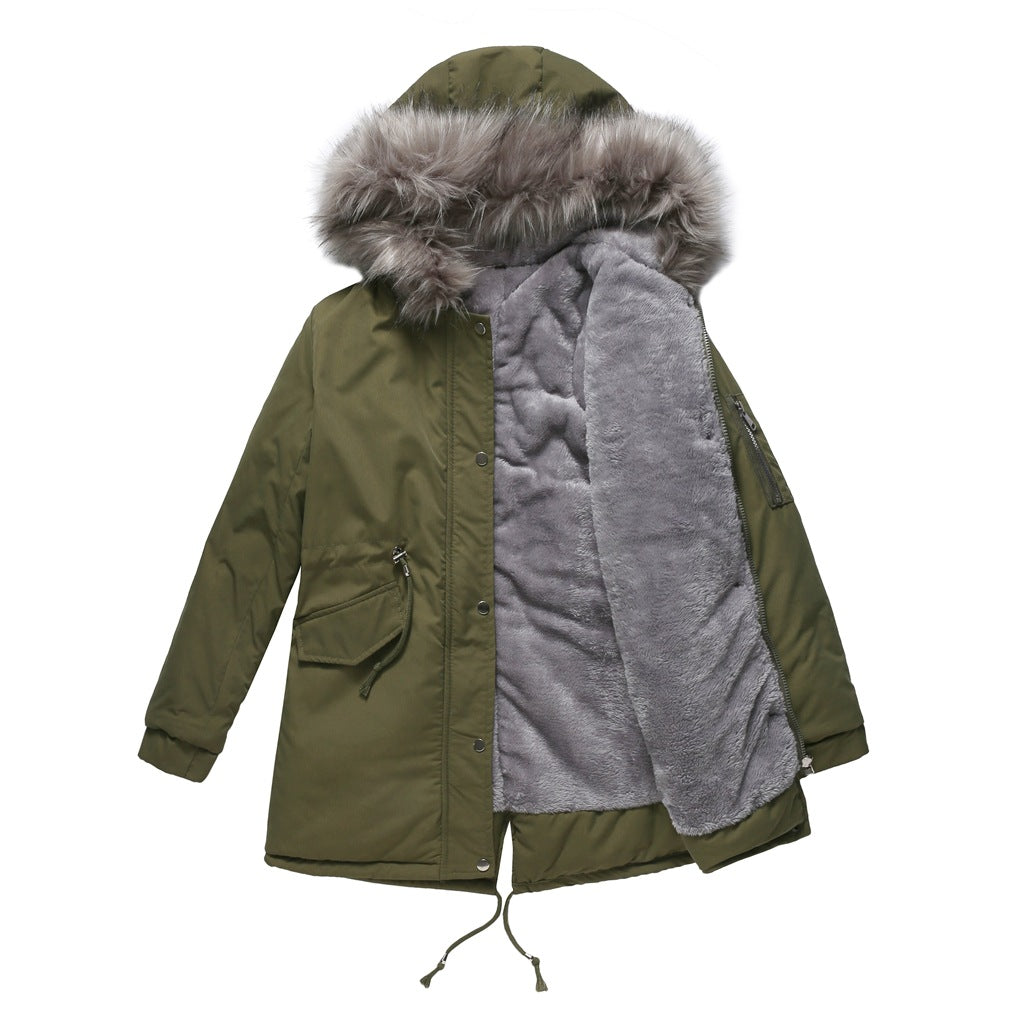 MARINA™ | Parka en Velours Chaud avec Finitions