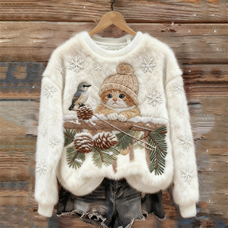 Charlotte™ | Pull d'Hiver Douillet pour Chaton