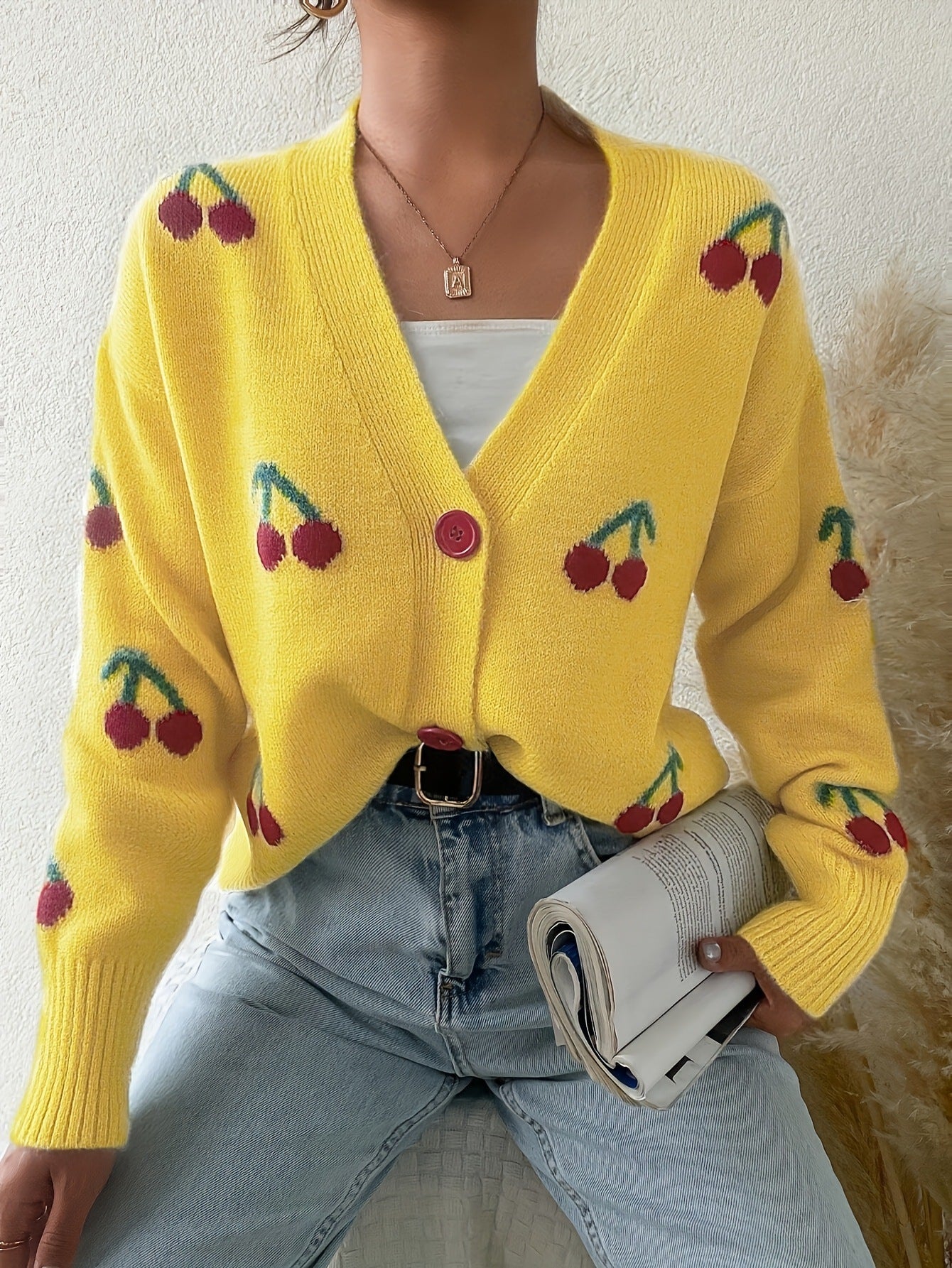 RAINA™ - Cardigan Chic à Boutons et Manches Longues