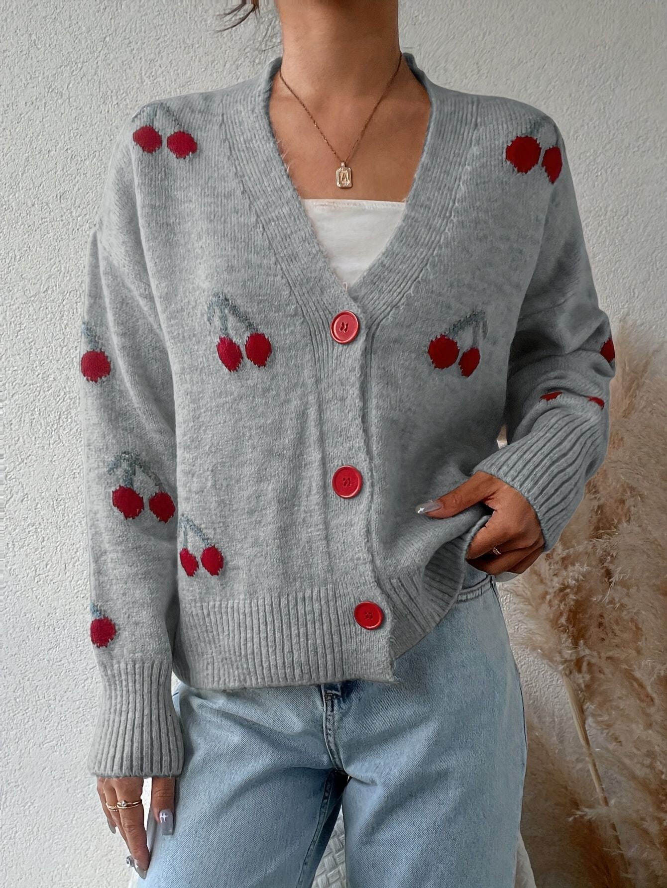 RAINA™ - Cardigan Chic à Boutons et Manches Longues