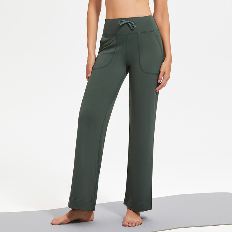 BETHANY™ - Pantalon Large Taille Haute