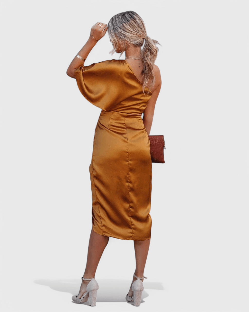 Anais | Robe en Satin Élégante et Soyeuse