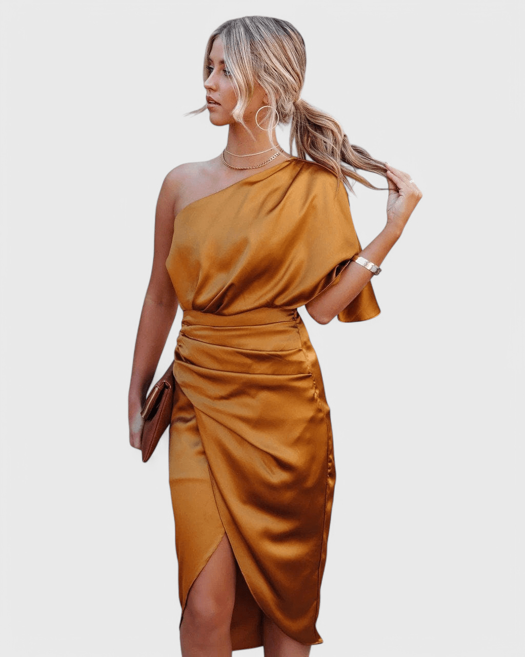 Anais | Robe en Satin Élégante et Soyeuse