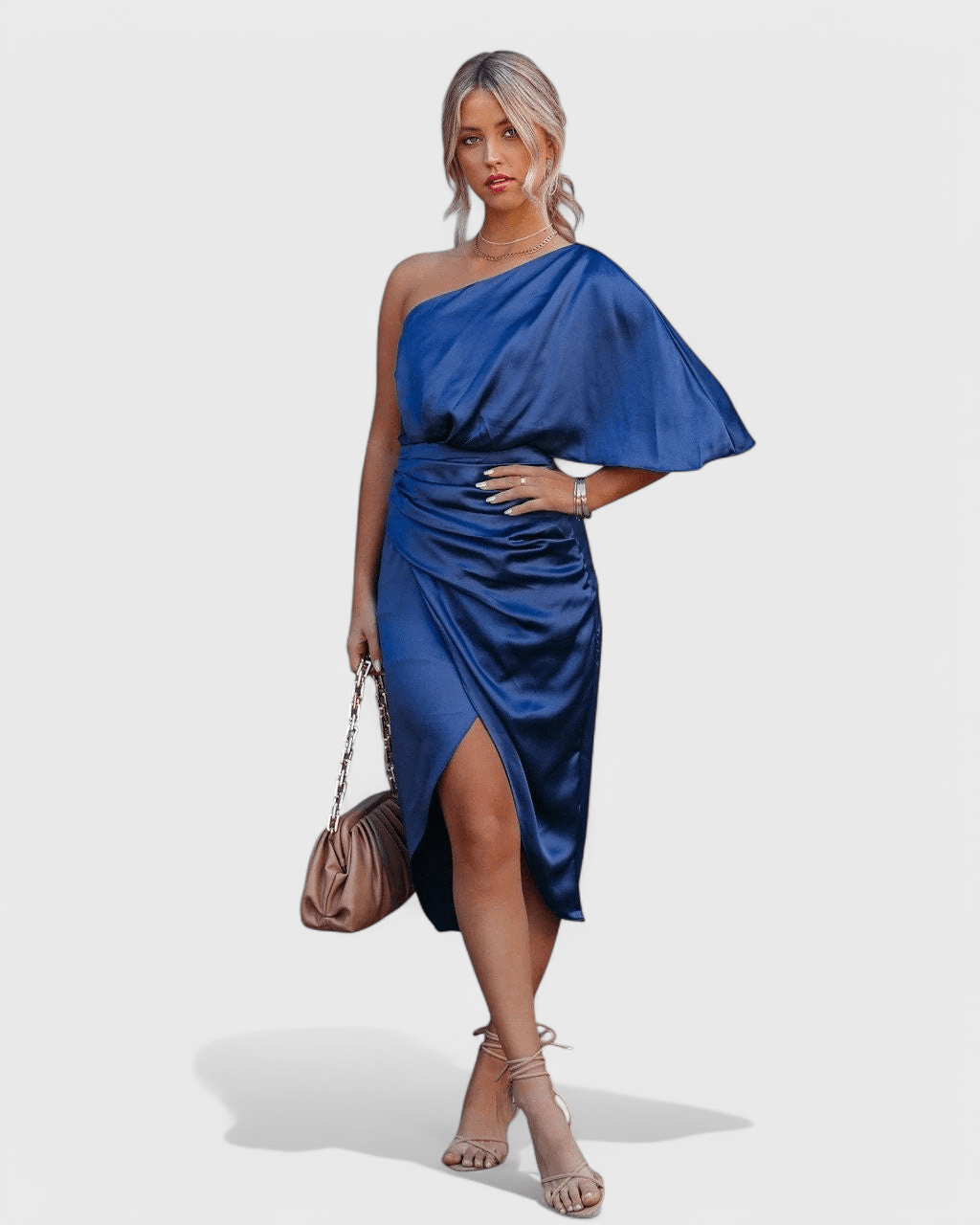 Anais | Robe en Satin Élégante et Soyeuse