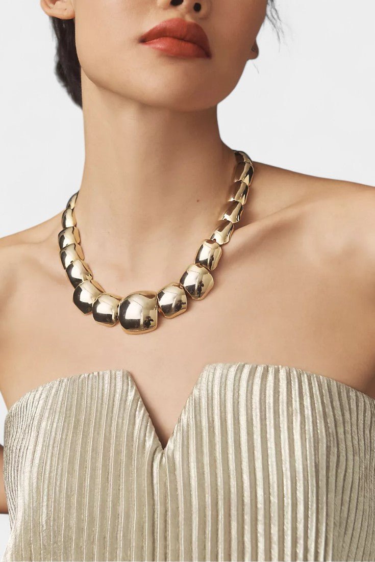 Andreia | Robe Maxi A-Ligne Plissée Sans Manches