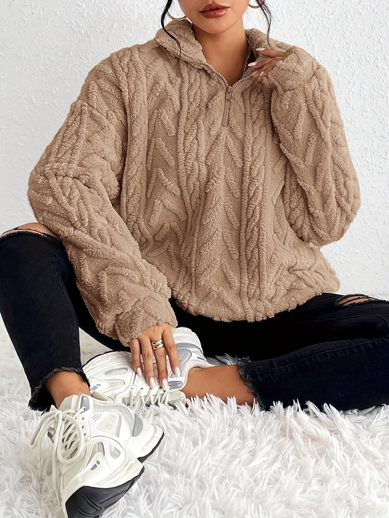 CLARE™ - Pull en Tricot Chaud