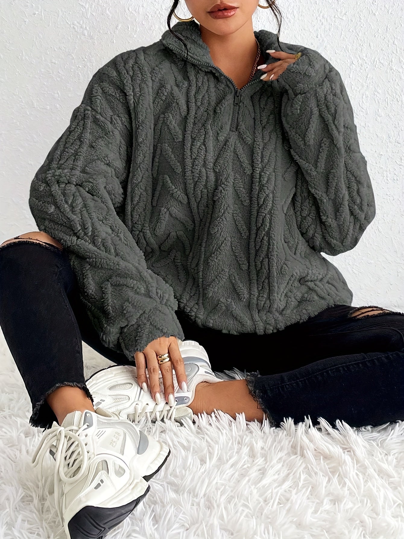 CLARE™ - Pull en Tricot Chaud