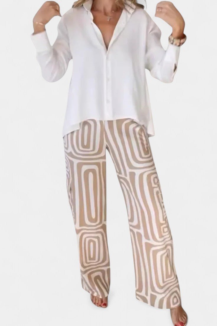 Calla | Ensemble à manches longues en deux pièces