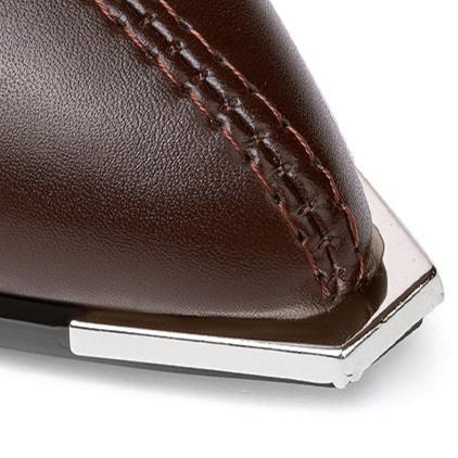 NOX™ - Bottines Chelsea à Embout Chromé